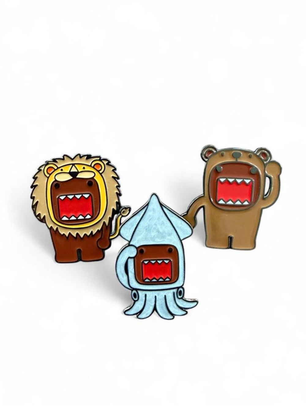 Domo Animal Costume Enamel Pins Bundle